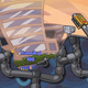 … but I jump into a mine instead.